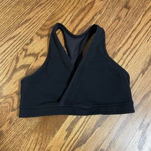 Lululemon Black Cross Sports Bra Size 2